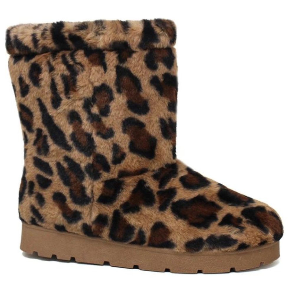 Yoki Holland Furry Cozy Mid-Calf Winter Boots